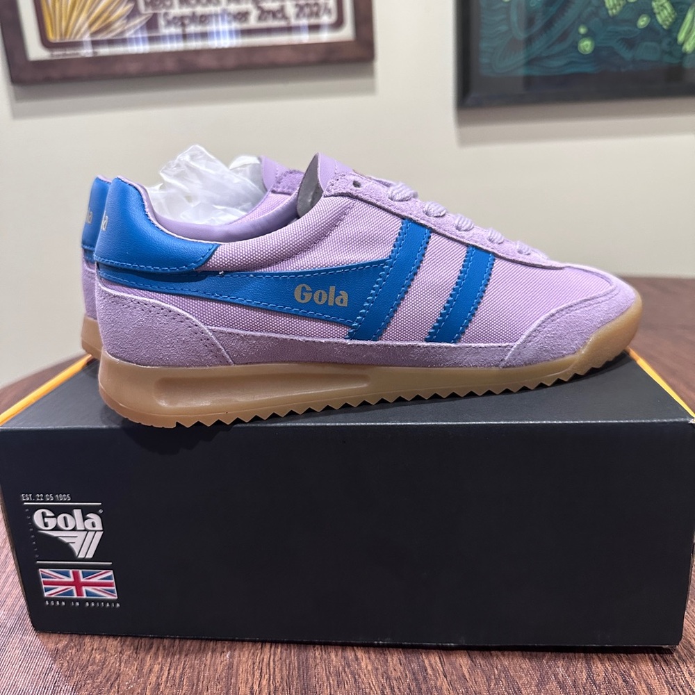 NEW Gola Tornado Sneakers Lilac/Santorini Size 6.5 - Picture 2 of 11